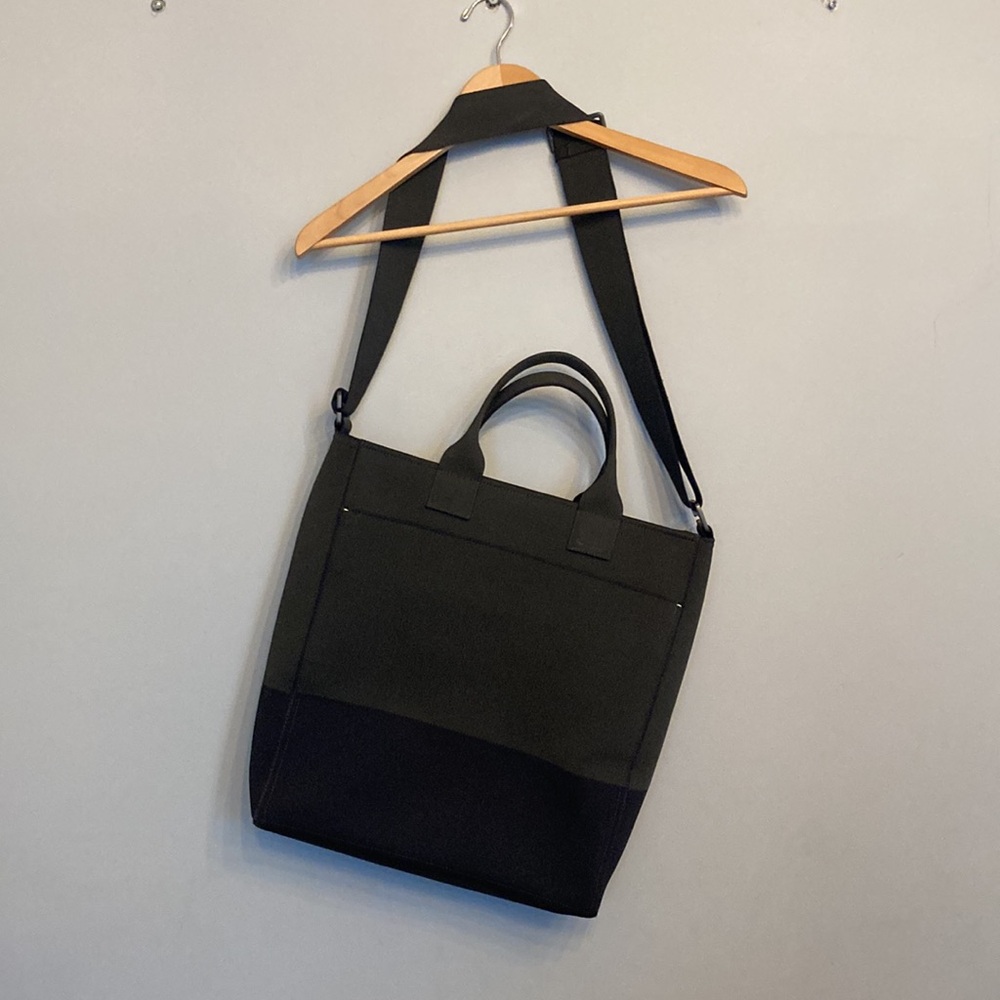 Rothy's The Carryall Work/Laptop/Travel Tote Bag in Forest Black - Picture 11 of 14